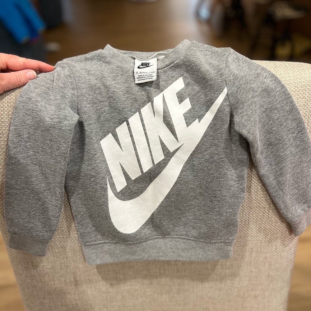 Nike Kids Classic Gray Sweatshirt